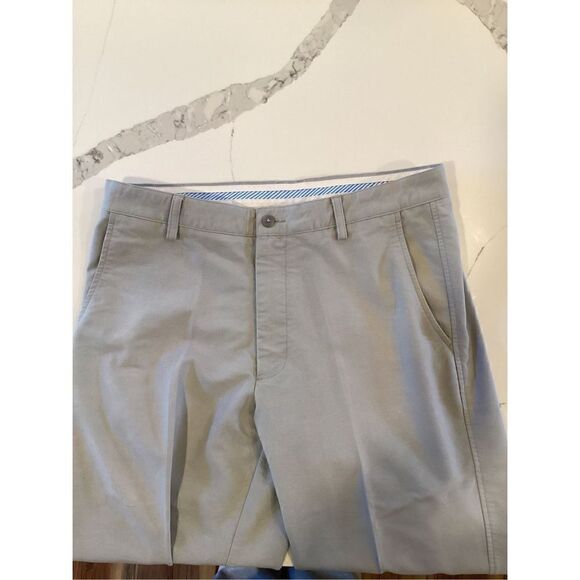 FootJoy FJ Mens Performance Gray Pants Sz 35x30 Golf Athletic - Picture 2 of 9